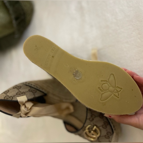 Gucci Wedge Espadrilles - Picture 3 of 4